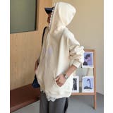 リボンプリントパーカー | aimoha  | 詳細画像18 