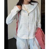 ライトグレー | ニュアンスカラージップアップパーカー | aimoha