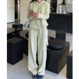 ライトグリーン | ニュアンスカラーカジュアルパンツ | aimoha