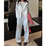 杢グレー | ニュアンスカラーカジュアルパンツ | aimoha