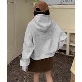 「ABC」ロゴプリントフーディー | aimoha  | 詳細画像5 