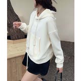 「ABC」ロゴプリントフーディー | aimoha  | 詳細画像9 