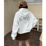 「ABC」ロゴプリントフーディー | aimoha  | 詳細画像6 