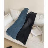 ハイウエスト デニム ロングスカート | aimoha | 詳細画像16