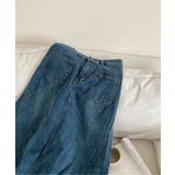 ハイウエスト デニム ロングスカート | aimoha | 詳細画像3