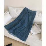 ハイウエスト デニム ロングスカート | aimoha | 詳細画像17