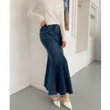 マーメイド デニム ロングスカート | aimoha  | 詳細画像3 