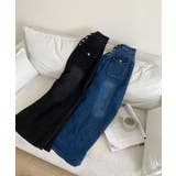 フロントボタン デニム ロングスカート | aimoha | 詳細画像15