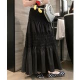 ギャザーティアードロングスカート | aimoha | 詳細画像11