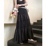 ギャザーティアードロングスカート | aimoha | 詳細画像10