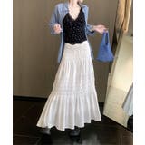 ギャザーティアードロングスカート | aimoha | 詳細画像3