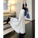 ギャザーティアードロングスカート | aimoha | 詳細画像4