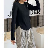 長袖ヘンリーネックリブTシャツ | aimoha  | 詳細画像9 