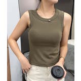 シンプルデザインタンクトップ | aimoha | 詳細画像1