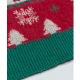 HOOK -select- 編み上げポロ襟クリスマスニット【AW】 | HOOK | 詳細画像10