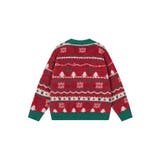 HOOK -select- 編み上げポロ襟クリスマスニット【AW】 | HOOK | 詳細画像4