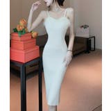 カーディガン付きファーキャミソールニットロングワンピース 韓国ファッション | aimoha  | 詳細画像35 