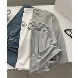 キャット刺繍ロングスリーブTシャツ | aimoha | 詳細画像7