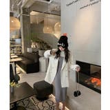 ワンピース 2トーンカラー肩開きニットロングワンピース 韓国ファッション | aimoha | 詳細画像22