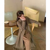 ワンピース 2トーンカラー肩開きニットロングワンピース 韓国ファッション | aimoha | 詳細画像30