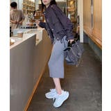 ワンピース 2トーンカラー肩開きニットロングワンピース 韓国ファッション | aimoha | 詳細画像35