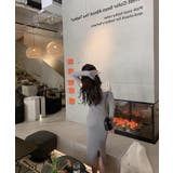 ワンピース 2トーンカラー肩開きニットロングワンピース 韓国ファッション | aimoha | 詳細画像40