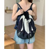 ホワイト | 【BAG】巾着ショルダーバッグ リュックサック | aimoha 