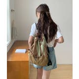 【BAG】巾着ショルダーバッグ リュックサック | aimoha  | 詳細画像17 