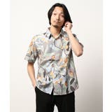 HOOK 個性派 古着風総柄ビッグオーバーシャツ | HOOK | 詳細画像11