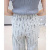 綿麻 ストライプワイドパンツ | aimoha | 詳細画像33
