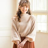 もっちりパフ袖リブニット         | alotta | 詳細画像9 