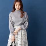 もっちりパフ袖リブニット         | alotta | 詳細画像20 