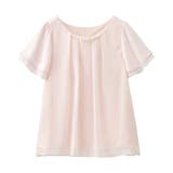 ライトピンク | ２ＷＡＹシフォンタックブラウス（半袖） | alotta
