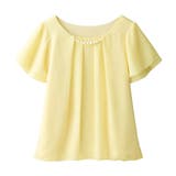 イエロー | ２ＷＡＹシフォンタックブラウス（半袖） | alotta