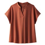 ブラウン | スキッパーＴシャツブラウス | alotta