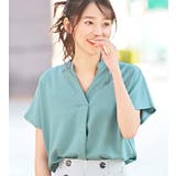 ブルー | スキッパーＴシャツブラウス | alotta