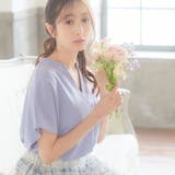 ライトブルー | スキッパーＴシャツブラウス | alotta