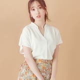オフホワイト | スキッパーＴシャツブラウス | alotta