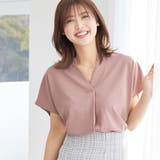ピンク | スキッパーＴシャツブラウス | alotta