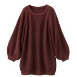 ボルドー | バルーン袖ゆるニット | Viola e Viola