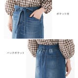 リボン付デニムスカート | Viola e Viola | 詳細画像3 