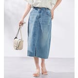 ヴィンテージブリーチ | リボン付デニムスカート | Viola e Viola