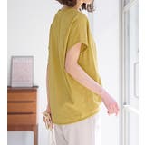 綿100%ゆったり裾タックTシャツ | Viola e Viola | 詳細画像4