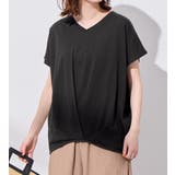 綿100%ゆったり裾タックTシャツ | Viola e Viola | 詳細画像12