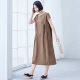 綿１００％タック使いワンピース | Viola e Viola | 詳細画像14 