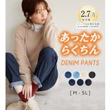 楽ちんゆったり裏起毛デニムレギンスパンツ | Viola e Viola | 詳細画像2 