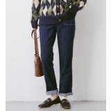 インディゴネイビー | 楽ちんゆったり裏起毛デニムレギンスパンツ | Viola e Viola