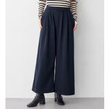 ネイビー | 裏ファー美脚ワイドパンツ | Viola e Viola