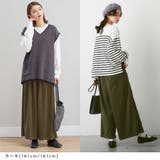 楽ちんきれい美脚ワイドパンツ | Viola e Viola | 詳細画像18 