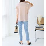 楊柳シフォンバンドカラーブラウス | alotta | 詳細画像8